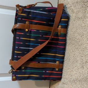Colored pencil tote/work bag